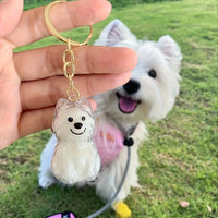 Transparenter Aufbewahrungsbehälter für Hundehaare, bezaubernder Haustier-Andenken-Kapsel-Anhänger mit Schlüsselring für Haustierliebhaber, DIY-Gedenkschlüsselanhänger