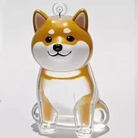 Transparenter Aufbewahrungsbehälter für Hundehaare, bezaubernder Haustier-Andenken-Kapsel-Anhänger mit Schlüsselring für Haustierliebhaber, DIY-Gedenkschlüsselanhänger